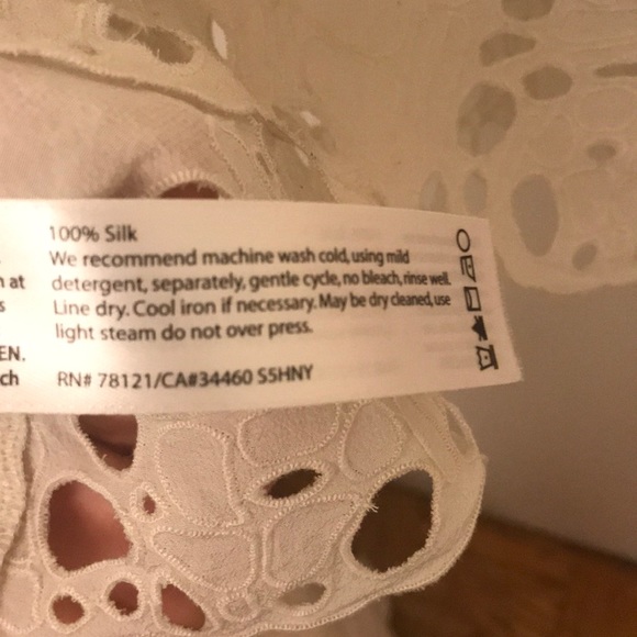 Off white silk blouse - Picture 4 of 4